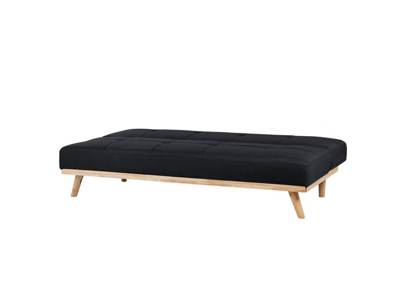 Sofa rozkładana czarna FROYA zdjęcie 5