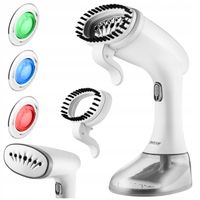 Parownica do ubrań Żelazko parowe REGULACJA PARY 7 DYSZ Biała 380ml 2000W