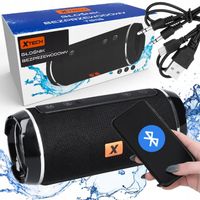 GŁOŚNIK BLUETOOTH PRZENOŚNY BEZPRZEWODOWY BOOMBOX Z RADIEM FM XTECH