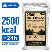 Racja żywnościowa 2500 kcal 24h survival awaryjna Nutribase mleczna