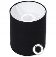 Mały abażur klosz na żyrandol lampkę CZARNY 13,5cm