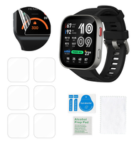 6X Folia ochronna do AMAZFIT Bip Max hydrożelowa na ekran mocna trwała TPU