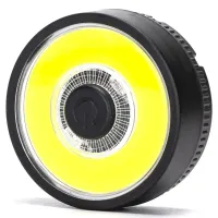 Lampka nocna LED COB 3W 75LM zimna na baterie 3 AAA praktyczne oświetlenie