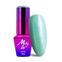 MollyLac Lakier hybrydowy Mermaid Whispers Nr 591 Green Sea of Sin 10 g