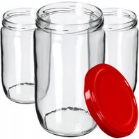 8x Słoik Szklany 720ml Na Przetwory Zakrętki fi82