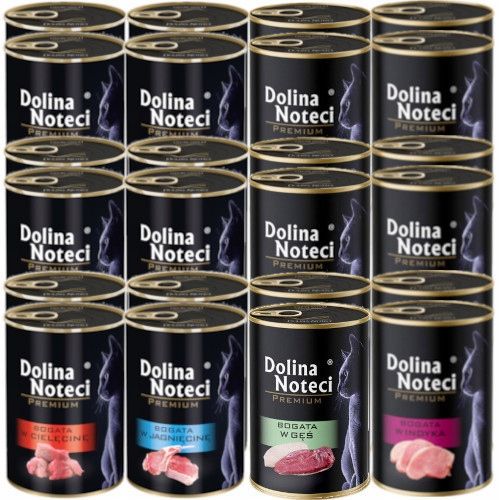 Dolina Noteci Premium KOT mix 4 smaków 24 x 400g na Arena.pl