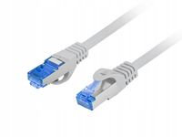 LANBERG PATCHCORD S/FTP KAT.6A 1.5M SZARY LSZH CCA (FLUKE PASSED)