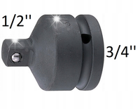 ADAPTER NASADEK UDAROWY 3/4" NA 1/2" HEX DO NASADEK UDAROWYCH