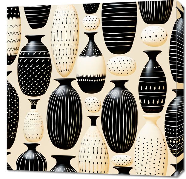 Obraz 70x70cm Monochromatyczna Harmonia zdjęcie 1