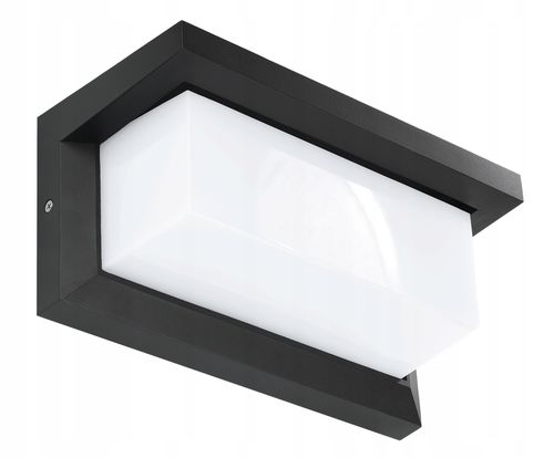 Kinkiet ogrodowy Interlook biały, czarny zintegrowane źródło LED 12 W na Arena.pl