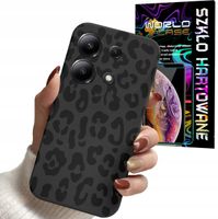 ETUI CASE DO XIAOMI NOTE 13 4G - PANTERKA WZORKI MODNE WZORY OBUDOWA+ SZKŁO