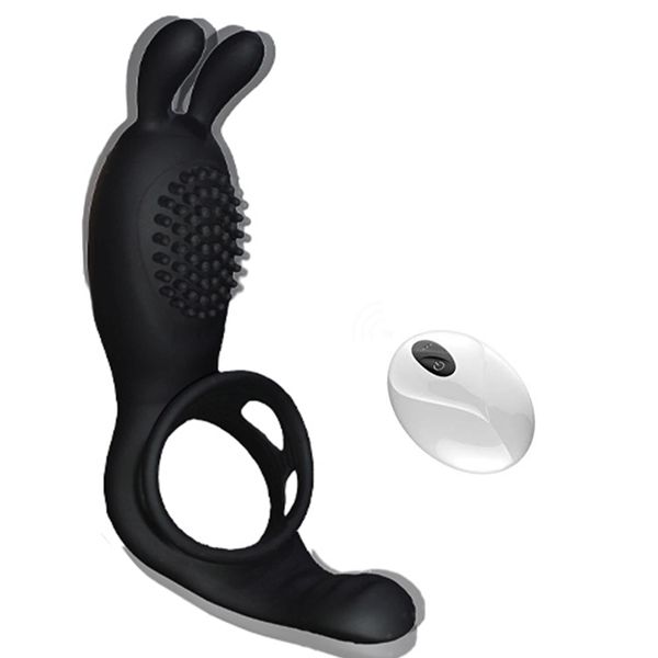 Rabbitvibration Cock Ring With Remote zdjęcie 5