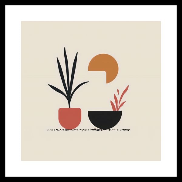 Plakat 40x40cm Domowy Ogród zdjęcie 3