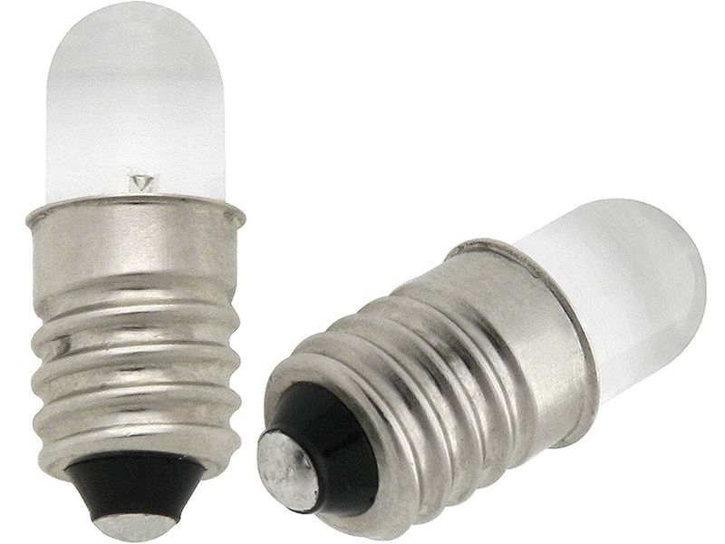 9228# Żarówka led z gwintem e10 c.biała zdjęcie 1