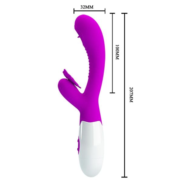 Pretty Love - Moth, 12 Vibration Functions 3 Licking Settings zdjęcie 8