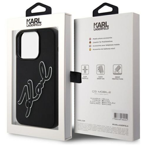 Etui Karl Lagerfeld do iPhone 15 Pro, Czarny na Arena.pl