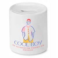 Skarbonka Dla Chłopaka Cool Boy Prezent Z Nadrukiem Ze Zdjęciem