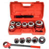 SILVER ZESTAW GWINTOWNICA DO RUR 6ELEMENTÓW HYDRAULICZNA NARZYNKI