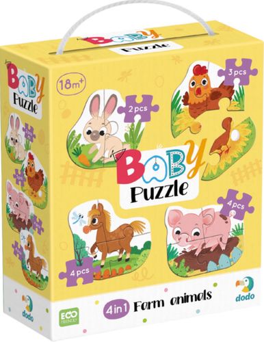 Puzzle Dodo  Baby Puzzle 4 W 1 "Zwierzęta Z Gospodarstwa" 300686 na Arena.pl
