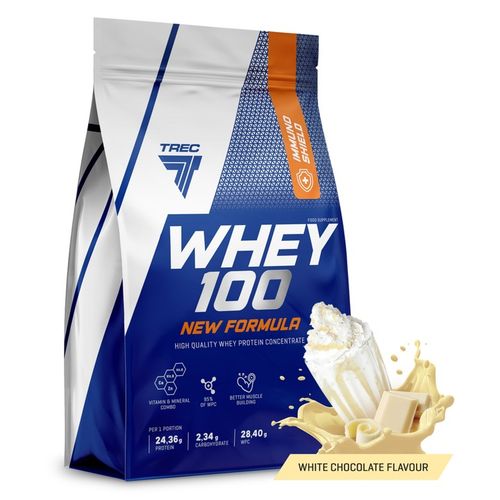 NOWE PYSZNE BIAŁKO WPC Trec Whey 100 700g SERWATKOWE PROTEINY NA MASĘ SIŁĘ na Arena.pl