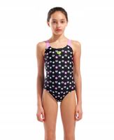 Strój kąpielowy dziewczęcy jednoczęściowy kostium basen Arena Multiple 152