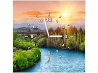 40X40CM ZEGAR RZEKA CLUTHA NOWEJ ZELANDII OBRAZ