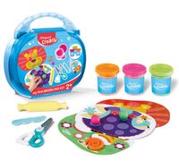 ZESTAW DLA DZIECI  LEW Z MASY PLASTYCZNEJ W WALIZCE