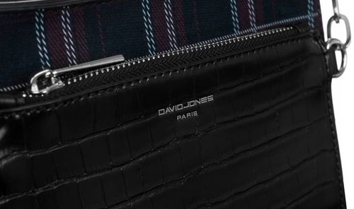 Listonoszka damska w kratę i wzór imitujący skórę krokodyla — David Jones na Arena.pl