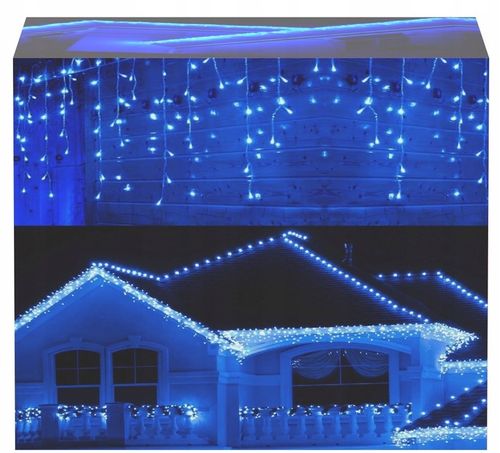 SOPLE 500 LED LAMPKI ZEWNĘTRZNE IP44 STAŁE + FLASH NIEBIESKI na Arena.pl