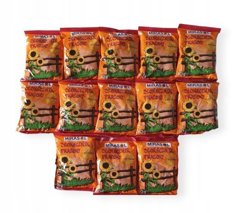 SŁONECZNIK 80g Z PRZYPRAWĄ MIRASOL DUŻE ZIARNO na Arena.pl