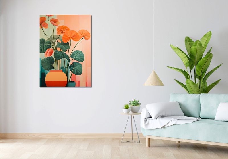 Obraz 70x100cm Kwiatowa Harmonia zdjęcie 2