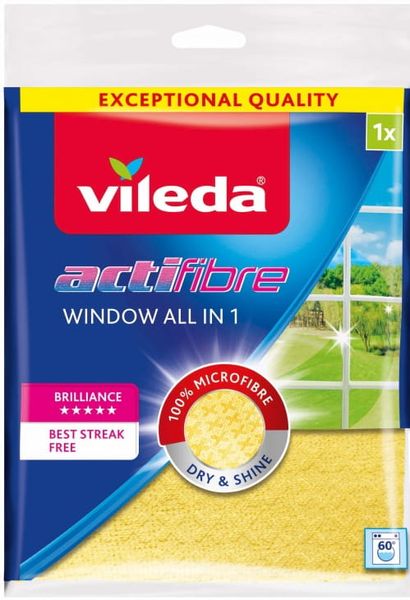 VILEDA ACTIFIBRE ŚCIERKA DO SZYB I OKIEN zdjęcie 1