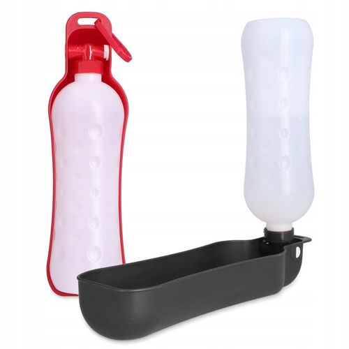 BUTELKA TURYSTYCZNA na WODĘ PSA 0,7 l BIDON Poidło Miska Podróżna PRZENO FF na Arena.pl