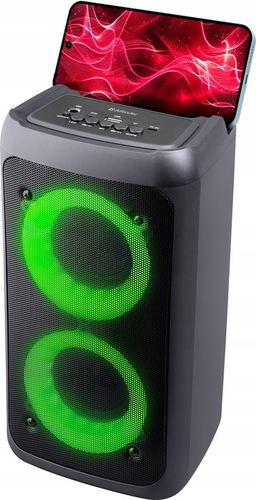 Głośnik Bluetooth Boombox Mobilny USB RADIO LED Bezprzewodowy na Arena.pl
