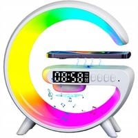 ŁADOWARKA INDUKCYJNA DO TELEFONU LAMPKA RGB LED RADIO GŁOŚNIK BLUETOOTH QI