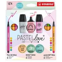 cienkopis stabilo 18kol pastellove set 0365