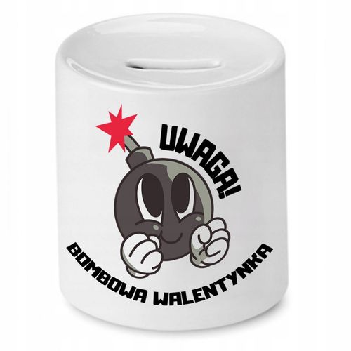 Skarbonka Prezent Walentynka Bombowa Walentynka Z Nadrukiem Ze Zdjęciem na Arena.pl