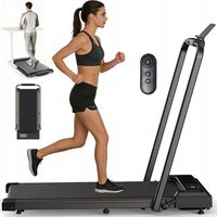 BIEŻNIA DOMOWA ELEKTRYCZNA 2w1 DLA DOMU 1-10KM/H 0,75-2,5KM 120kg led