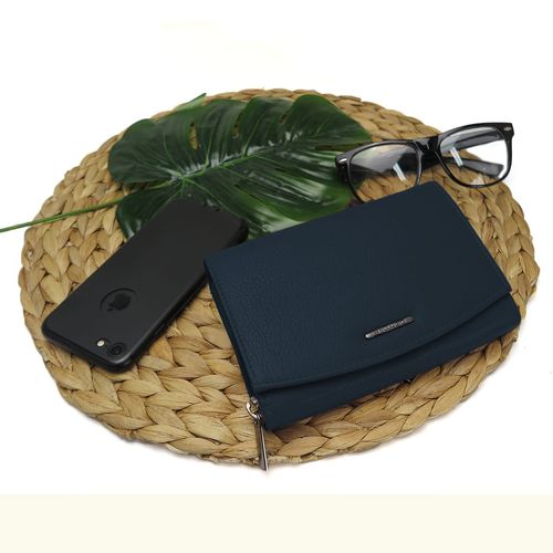 damski portfel matte - granatowy na Arena.pl