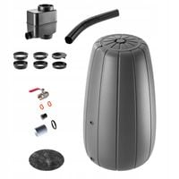 KADAX Zbiornik Na Deszczówkę 200L Pojemnik Zestaw