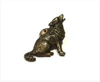 Przypinka myśliwska do kapelusza - wilk