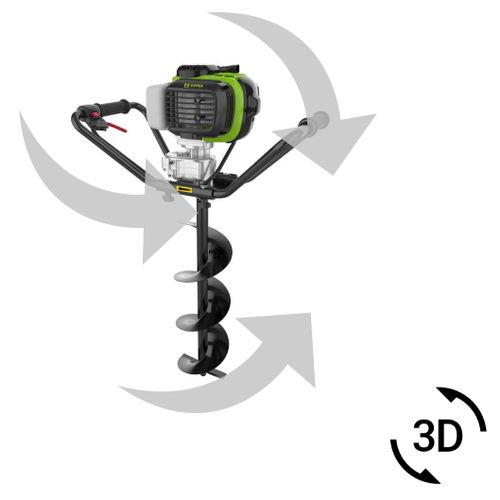 Spalinowy Świder Wiertnica do gleby Zipper Ø200 glebowa do ziemi spalinowa na Arena.pl