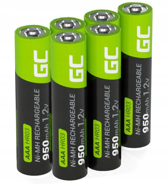 ŁADOWARKA BATERII AA AAA + 4x AKUMULATORKI R6 AA + 6x GC AAA R3 950mAh zdjęcie 6
