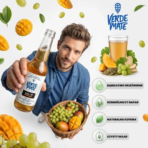 Verde Mate Green Cold Brew – Más IQ Mango 330 ml na Arena.pl