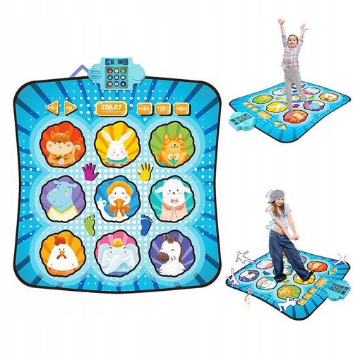 MATA MUZYCZNA TAŃCZENIA GRA INTERAKTYWNA TANECZNA DZIECI Z LED 4 TRYBY na Arena.pl