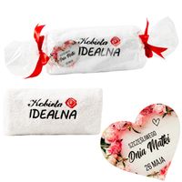 Prezent Na Dzień Matki Ręcznik Cukierek Magnes Zestaw Prezentowy