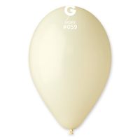 Balony pastelowe kość słoniowa #059, 26 cm 3 szt.