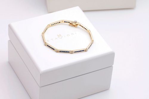 Złota bransoleta BZD4585 - Diament na Arena.pl