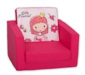fotel dla dziecka rozkładany princess