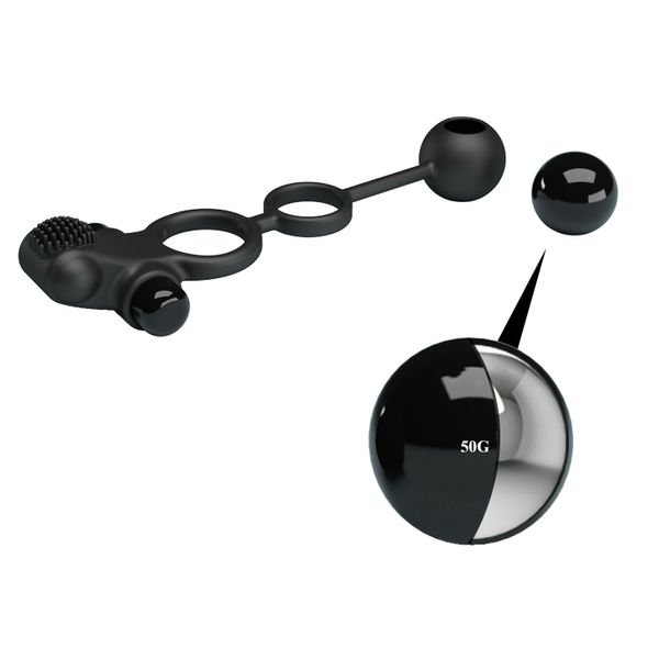 PRETTY LOVE -VIBRATION PENIS SLEEVE IV, 10 vibration functions zdjęcie 5